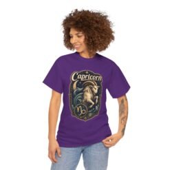 Capricorn Zodiac - Unisex T-Shirt – Sea-Goat, Astrology and Earth Sign - Image 4