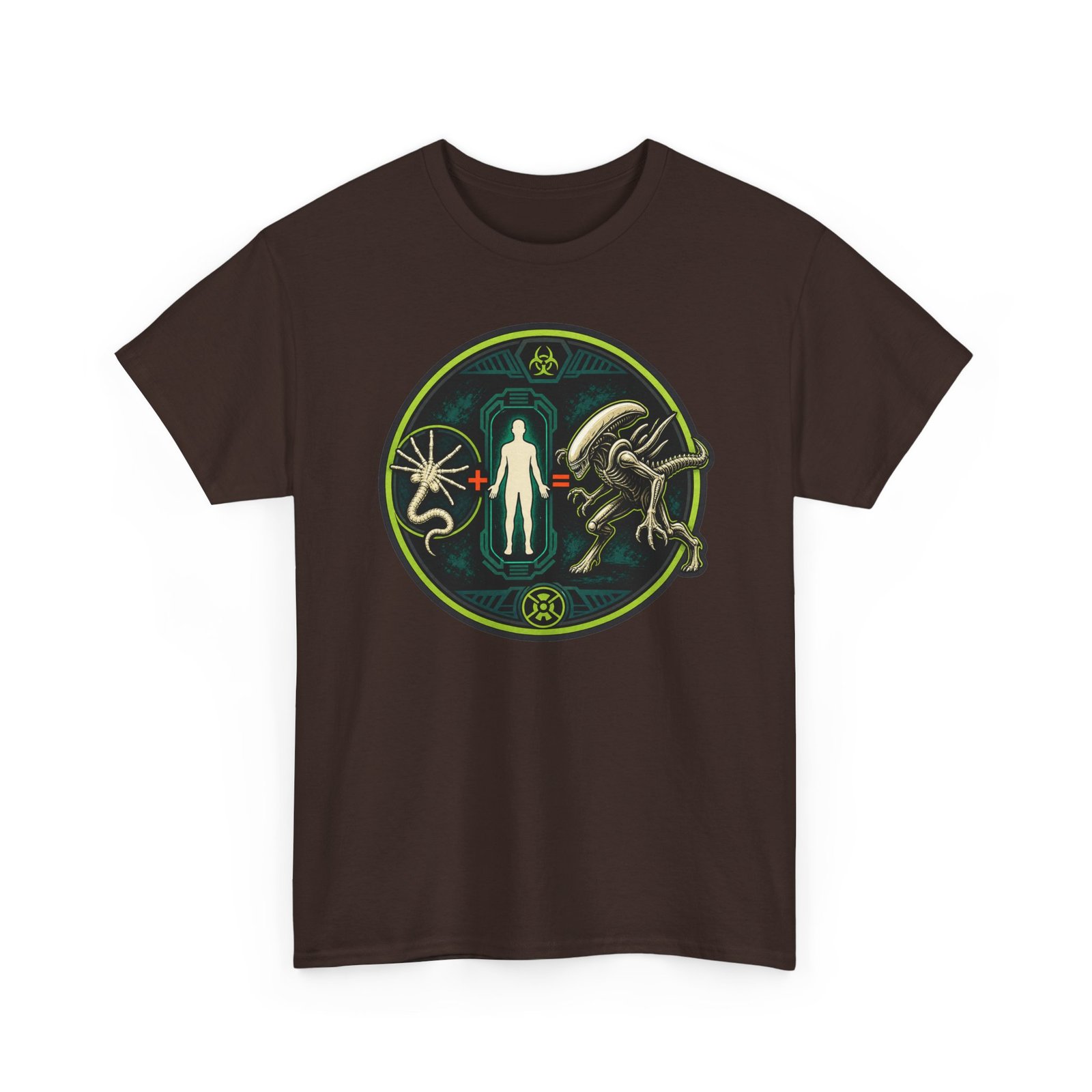 Alien Math – Unisex T-Shirt – Facehugger + Human = Xenomorph - Image 11