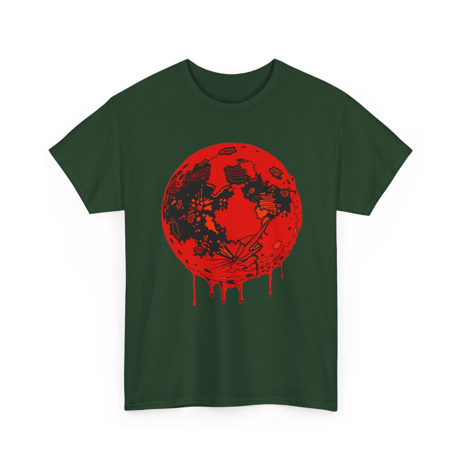 Blood Moon - Unisex – Gothic - Red Lunar Eclipse - Horror Shirt - Image 18