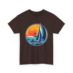 Retro Sail and Sun - Unisex T-Shirt – Vintage Sailboat, Nautical - Coastal - Image 13
