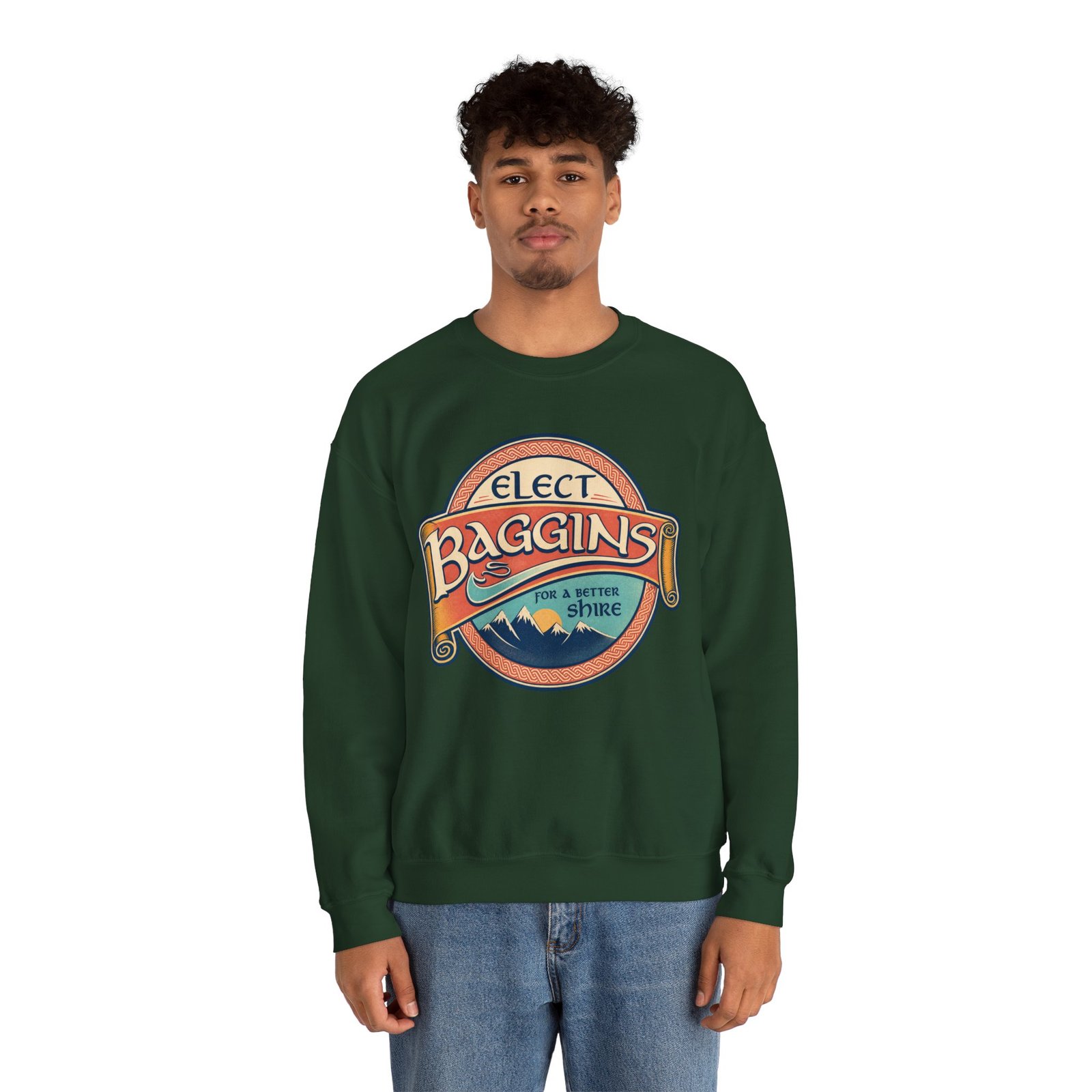 Elect Baggins for The Shire - Unisex Sweatshirt – Campaign in Comfort - Image 5