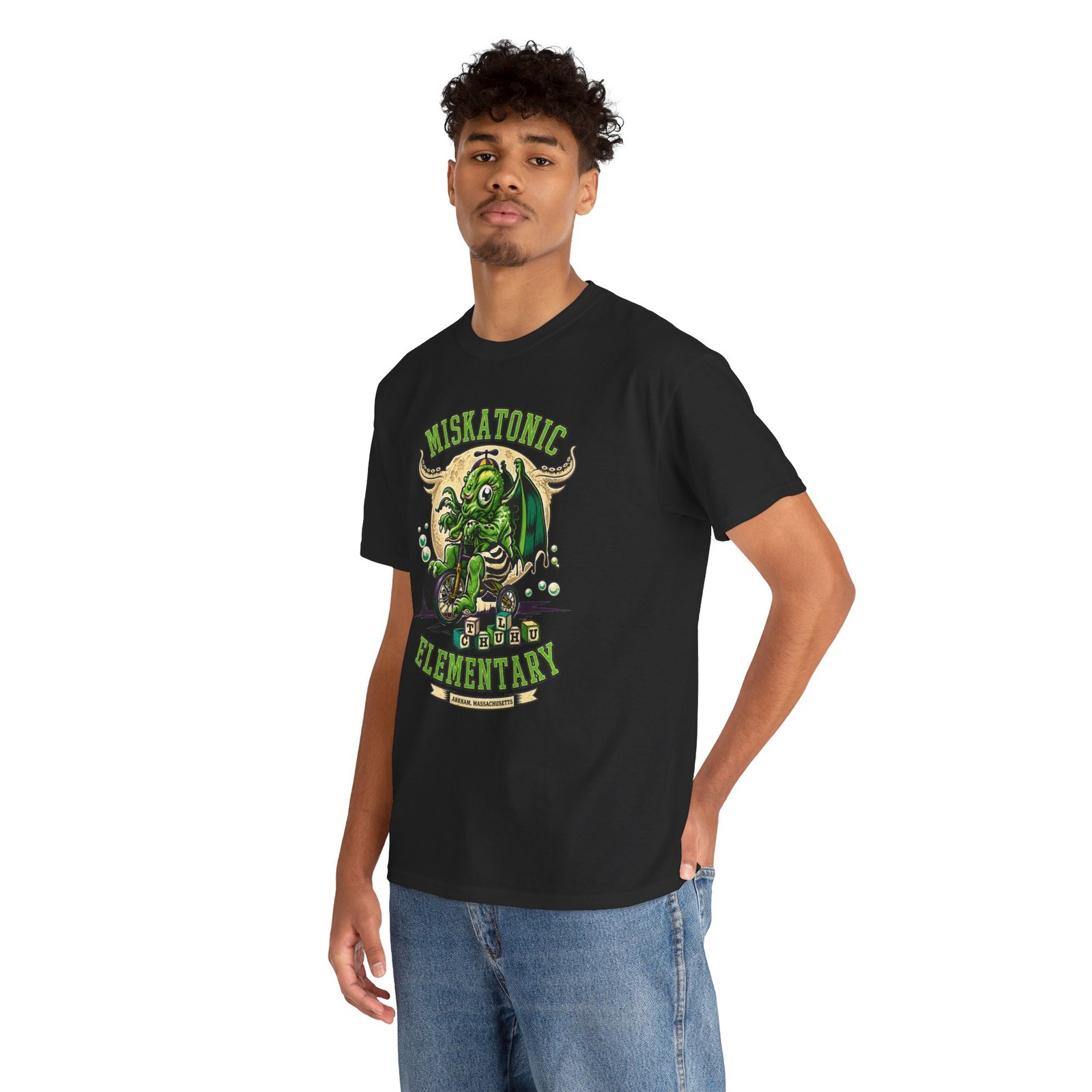 Miskatonic Elementary – Unisex T-Shirt – Arkham’s Littlest Horror Tshirt - Image 9