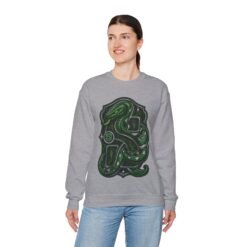 House of Snake – Unisex Sweatshirt – Cozy Wizarding School Ambition - Image 7