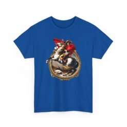Napoleon Breaking Through - Unisex T-Shirt – History, Classical Art and Horse - Image 22