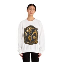 Alternative view of House of Badger – Unisex Sweatshirt – Cozy Wizarding School House Pride