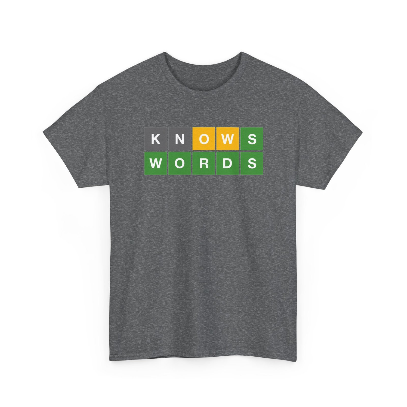 KNOWS WORDS - Unisex T-Shirt – Funny Word Puzzle, Vocabulary and Word Nerd - Image 14