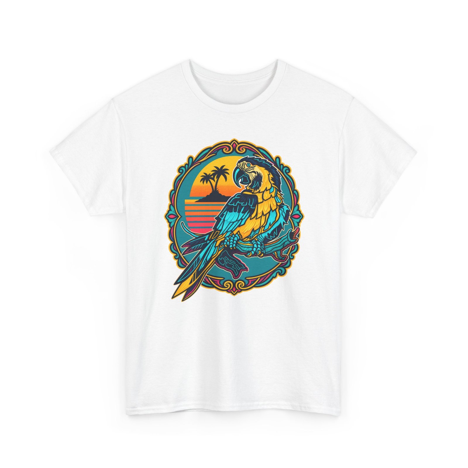 Retro Macaw - Unisex T-Shirt – Paradise Has Feathers
