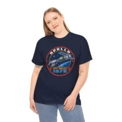 Apollo–Soyuz Test Project 1975 – Unisex T-Shirt – The Handshake in Space - Image 4