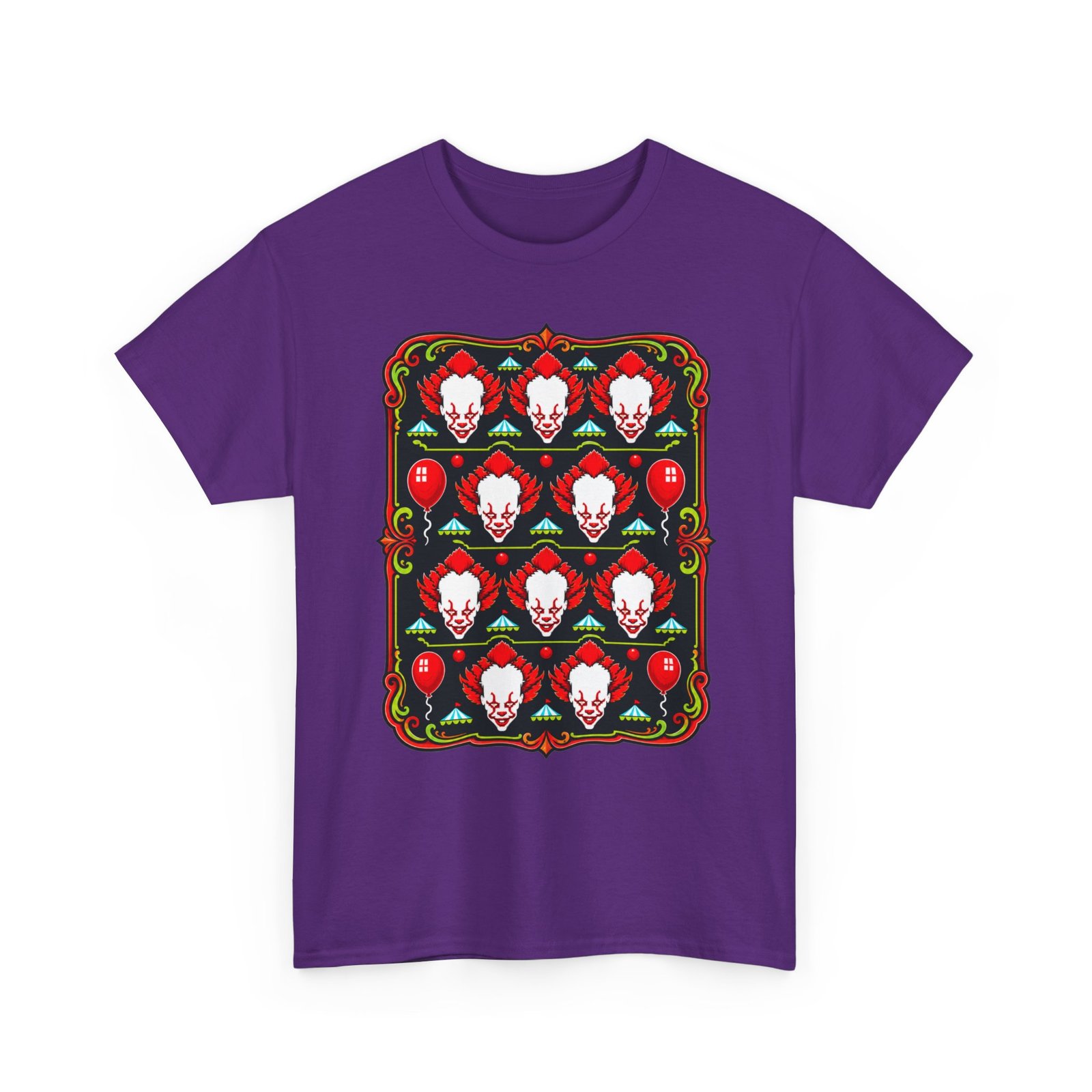 Scary Clown Halloween Christmas – Unisex T-Shirt – From Spooky Season to Scary Christmas - Image 24