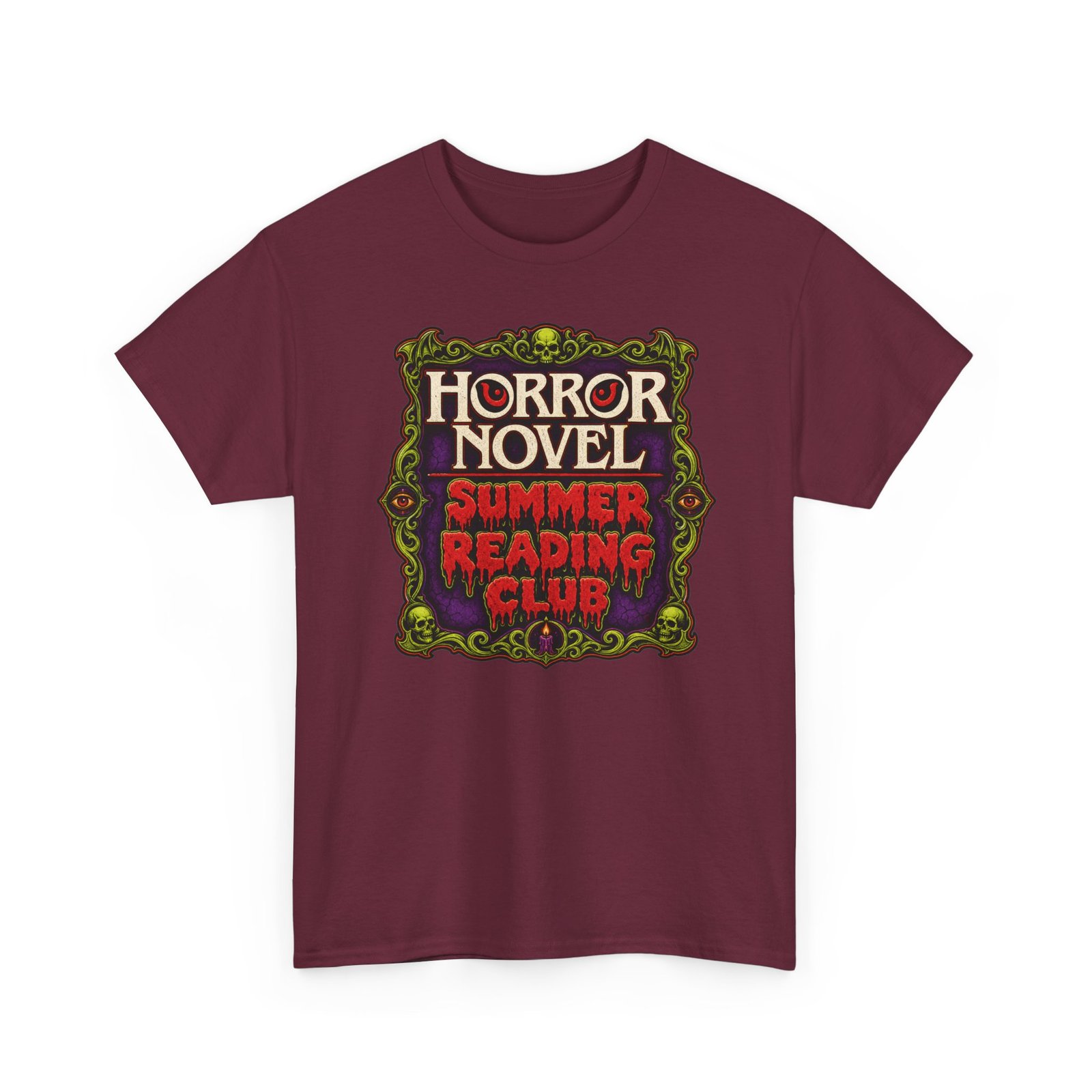 Horror Novel Summer Reading Club – Unisex T-Shirt – Gothic Book Lover - Image 21