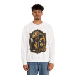 House of Badger – Unisex Sweatshirt – Cozy Wizarding School House Pride - Image 3