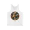 Eye of Horus - Unisex Jersey Tank Top – Ancient Symbol, Modern Comfort