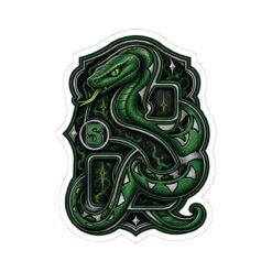 House of Snake – Indoor Sticker – Wizarding School Ambition That Sticks