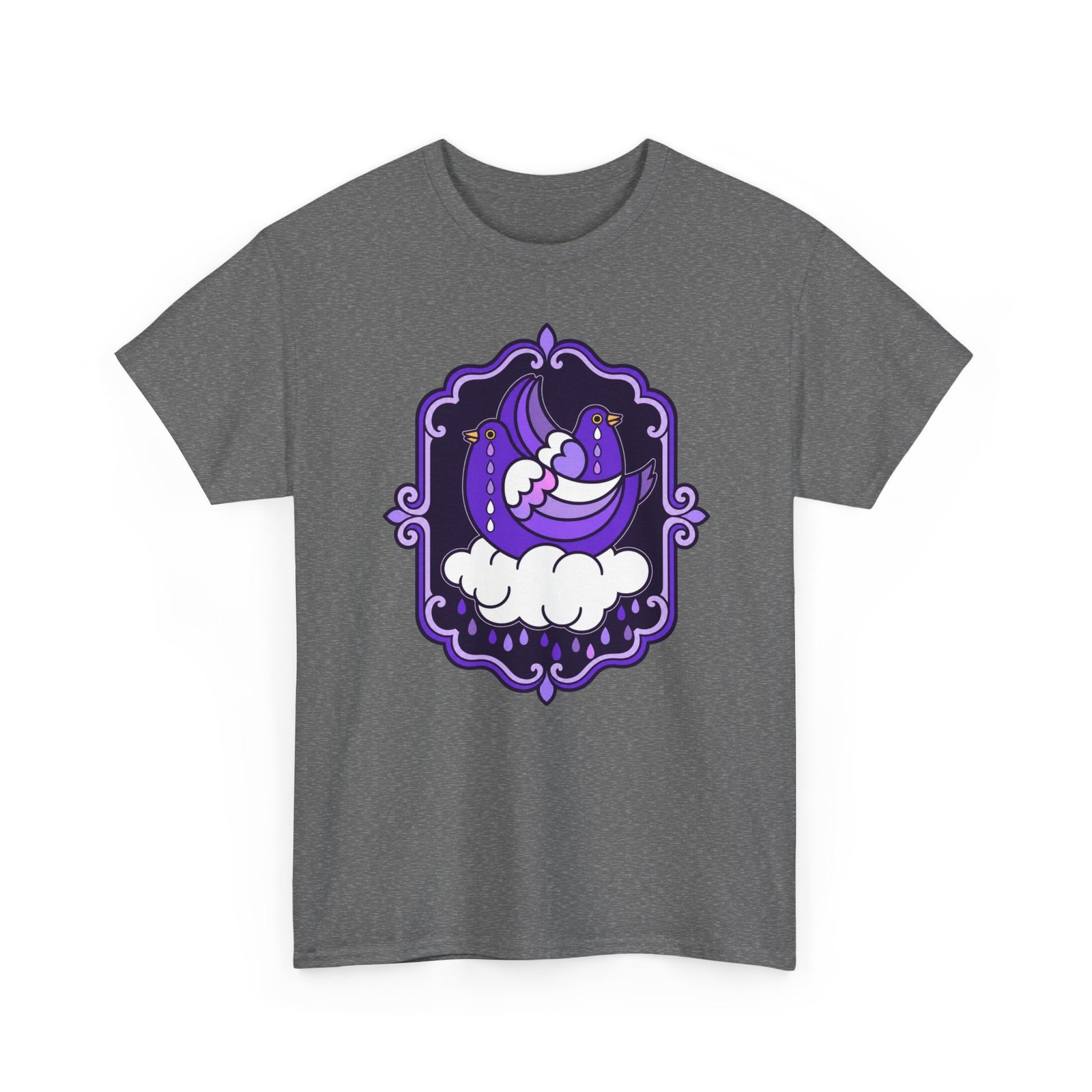 Purple Doves Crying – Unisex T-Shirt – Some Feelings Need No Explanation - Image 25