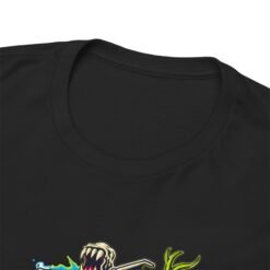 Guitar Bat Attack – Unisex T-Shirt – Heavy Metal Horror – Eddie Munson Tribute - Image 4