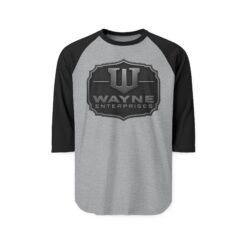 Wayne Enterprises – Unisex 3/4 Sleeve Raglan T-Shirt – Gotham Employee Edition - Image 8