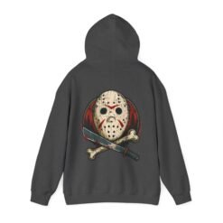Camp Slasher - Unisex Hoodie – Jason Voorhees - Jolly Roger Horror - Image 12