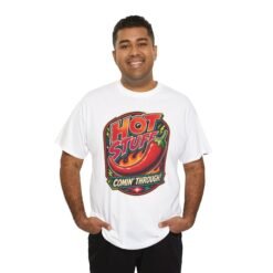 Hot Stuff Comin' Through! - Unisex T-Shirt – Spicy, Bold, and Ready to Roll - Image 5