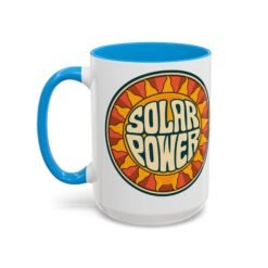 Solar Power – Color Accent Mug – Renewable Morning Energy - Image 34