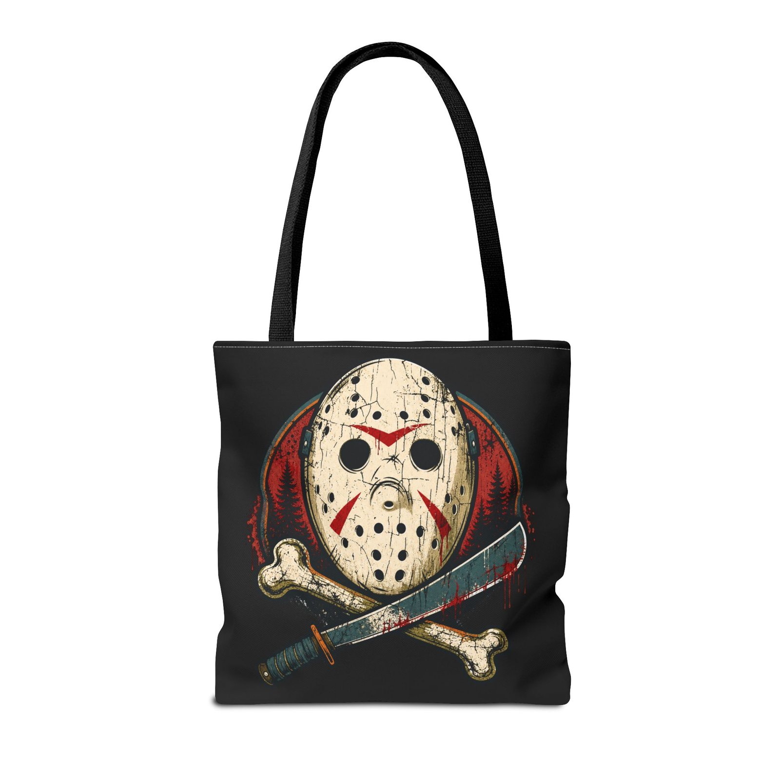 Jason Voorhees Jolly Roger - Tote Bag – Friday the 13th Horror - Image 6