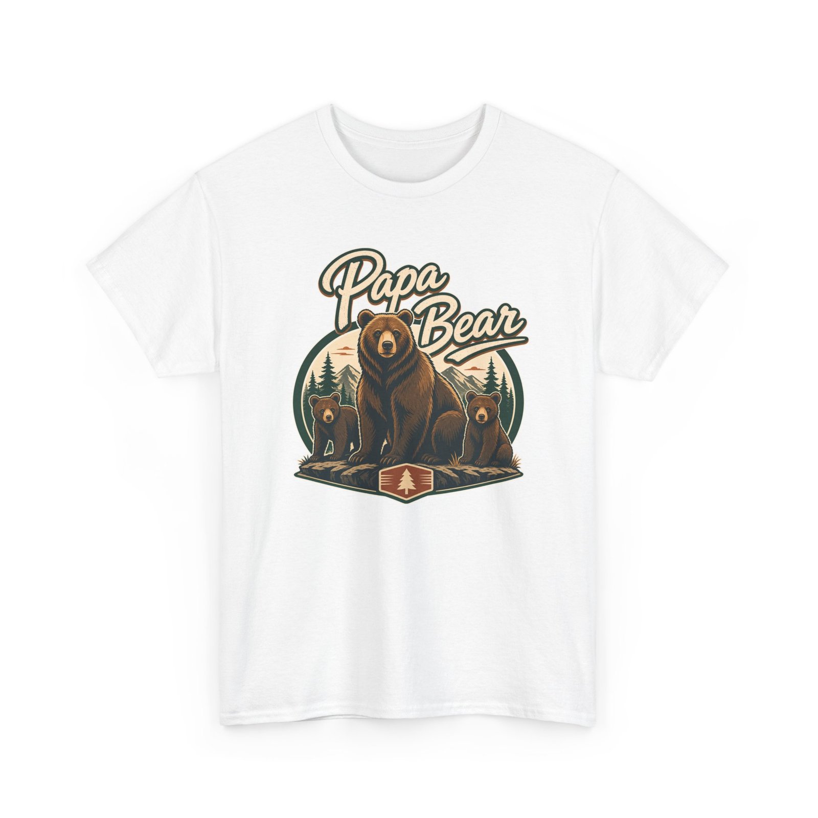 Papa Bear – Unisex T-Shirt – Proud Protector of the Den - Image 13