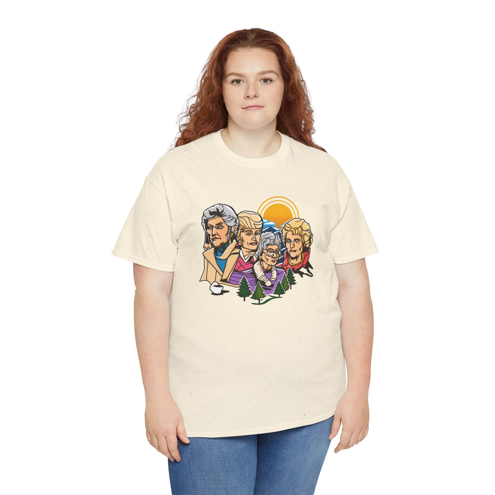 Mount Goldmore - Unisex T-Shirt – Golden Girls Mount Rushmore Parody and Classic TV - Image 10