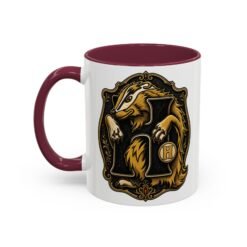House of Badger – Accent Color Mug – Wizarding School Magic in Every Sip - Image 6