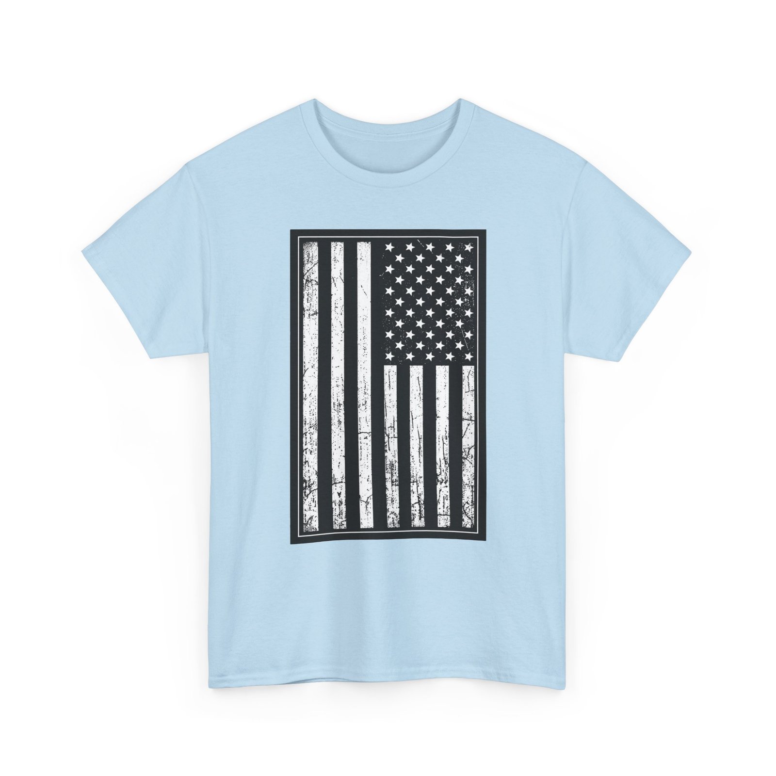 Distressed U.S. Flag – Unisex T-Shirt – Bold, Classic, American - Image 21
