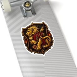 Alternative view of House of Lion – Indoor Sticker – Wizarding School Courage That Sticks