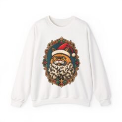Santa Claws – Unisex Sweatshirt – Meowy and Bright - Image 10