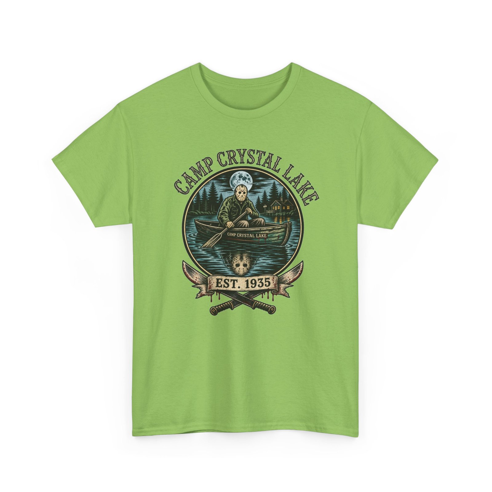 Camp Crystal Lake - Unisex T-Shirt – Friday the 13th Jason Voorhees Horror - Image 18