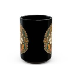 Lord Ganesha – Black Mug – Wisdom, New Beginnings & Meaningful Moments - Image 5