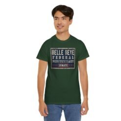 Belle Reve Federal Penitentiary Inmate – Unisex T-Shirt – Villainous Vibes - Image 12