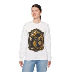 House of Badger – Unisex Sweatshirt – Cozy Wizarding School House Pride - Image 4
