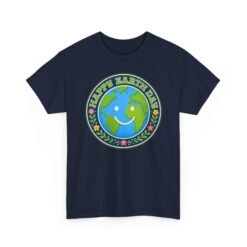 Happy Earth Day – Smiling Planet Unisex T-Shirt – One Planet, One Happy Little Earth
