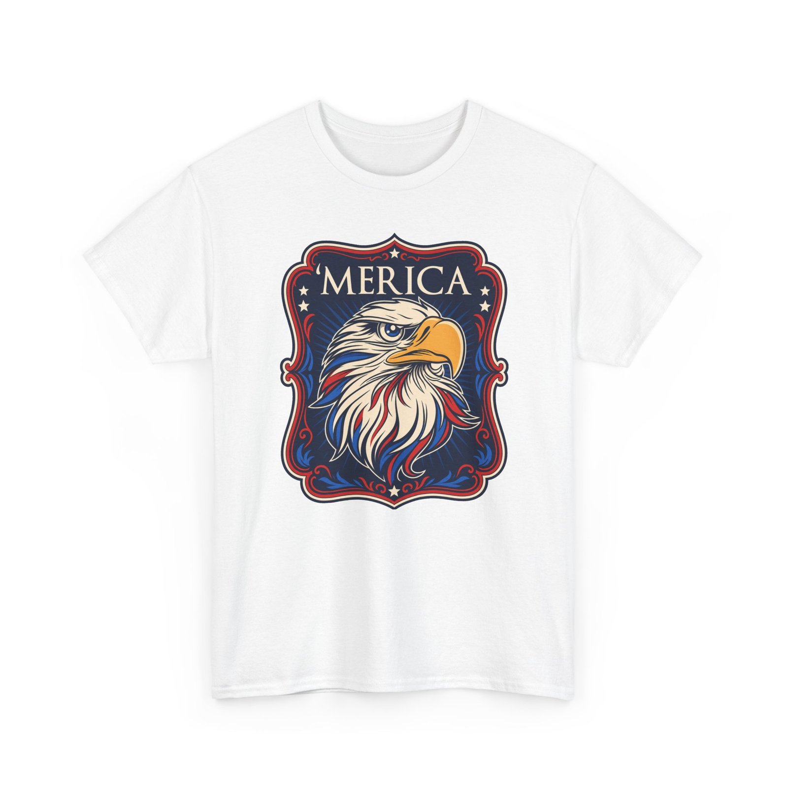’Merica - Unisex T-Shirt – Bald Eagle, Big Attitude - Image 19