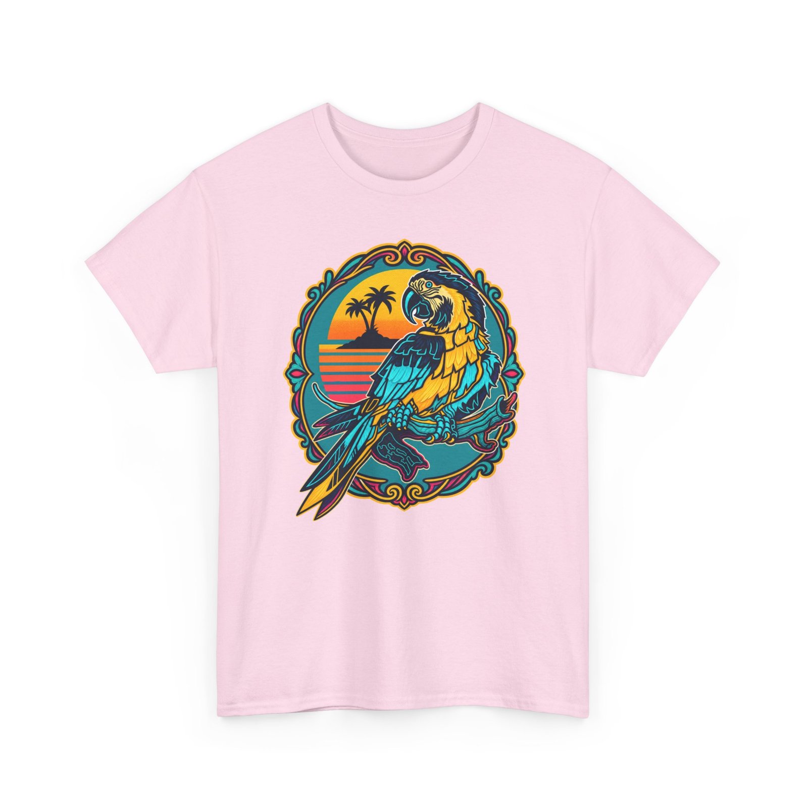 Retro Macaw - Unisex T-Shirt – Paradise Has Feathers - Image 17
