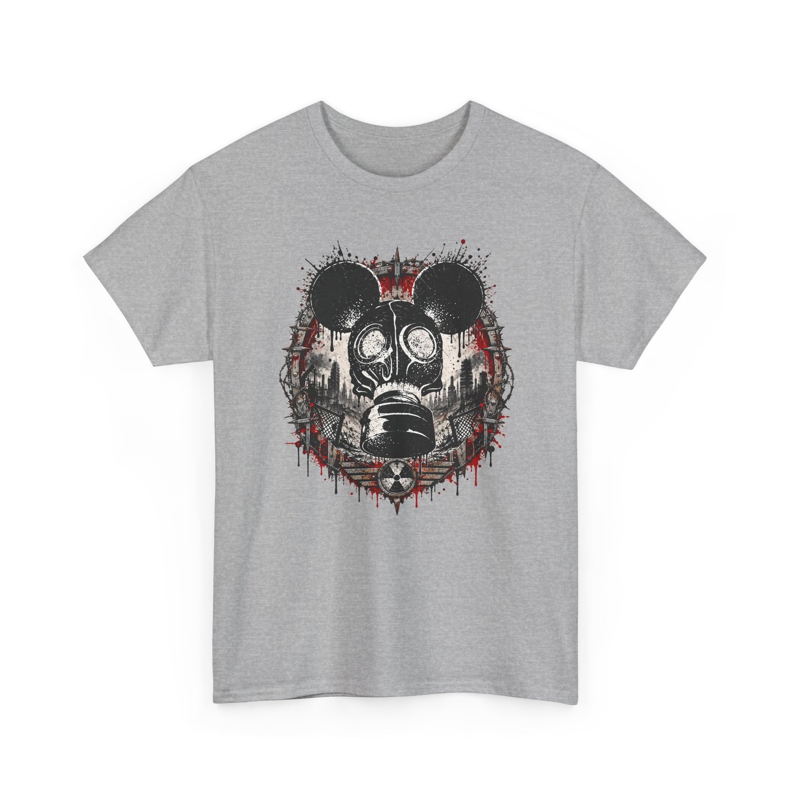 Gas Mask Mouse - Unisex T-Shirt – Cute, Creepy and Ready for Anything - Image 17