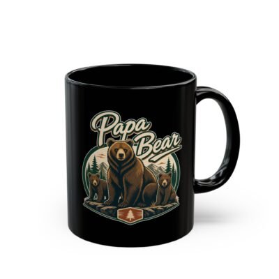 Papa Bear - Black Mug – Strong Brew for the Head of the Den