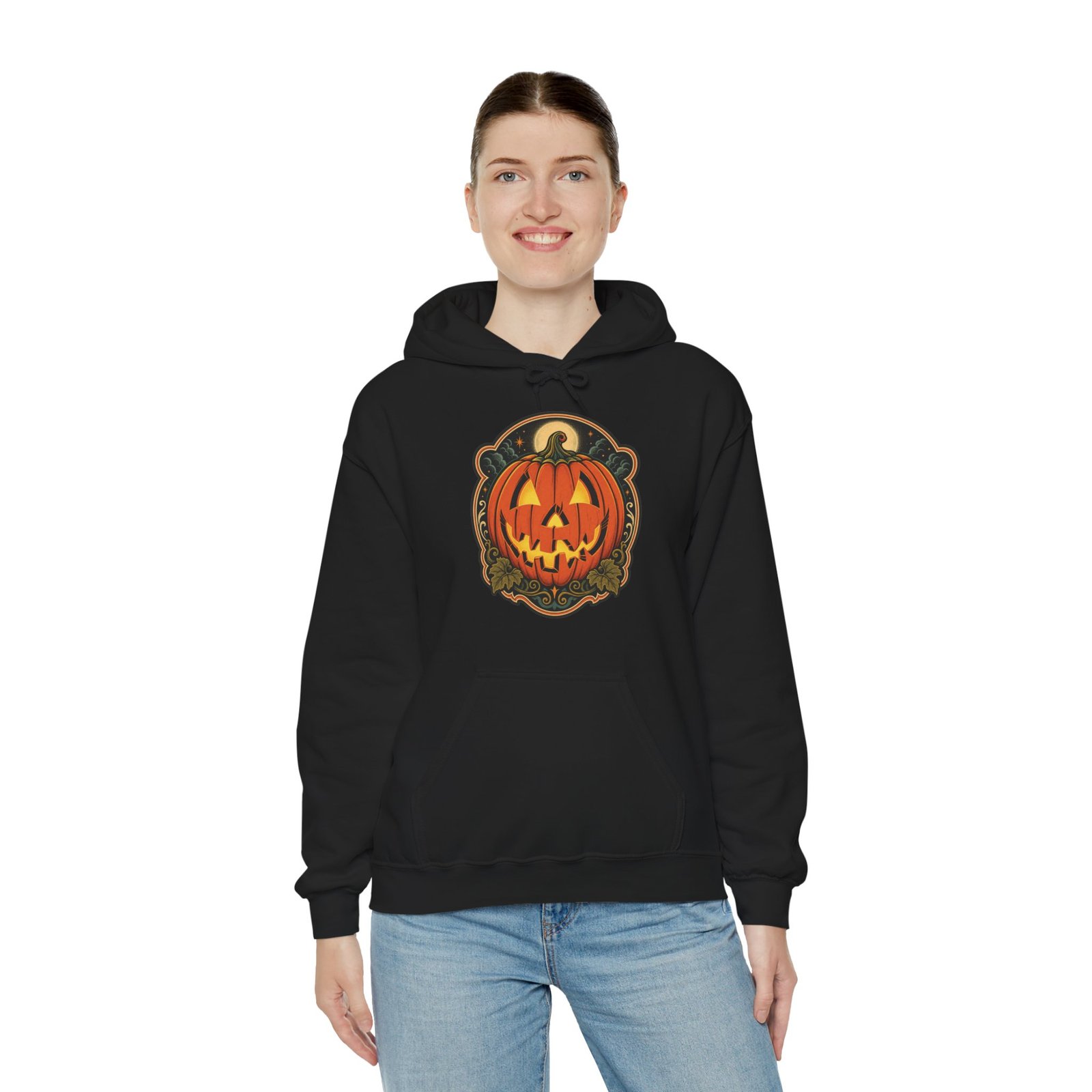 Jack O’ Lantern – Unisex Hoodie – Light Up the Night - Image 9