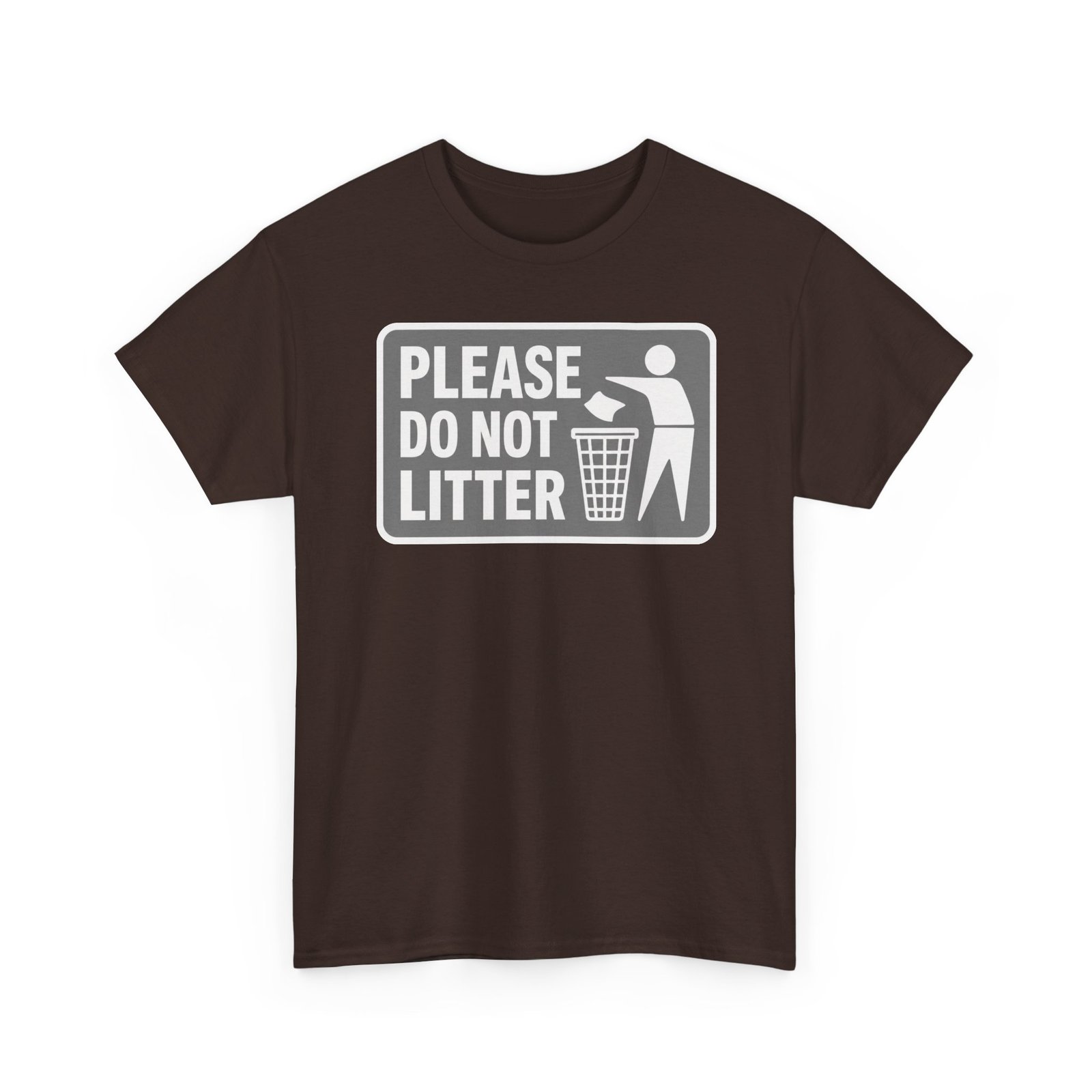 Please Do Not Litter – Unisex T-Shirt – Keep It Clean, People - Image 13