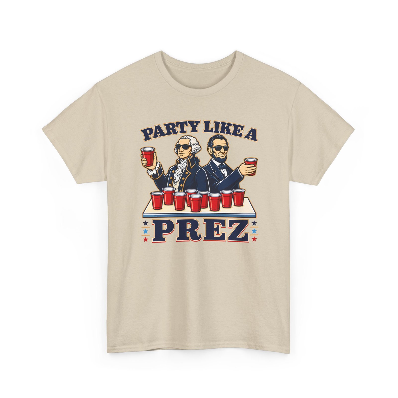 Party Like a Prez – Unisex T-Shirt – Founding Fathers Gone Wild - Image 17