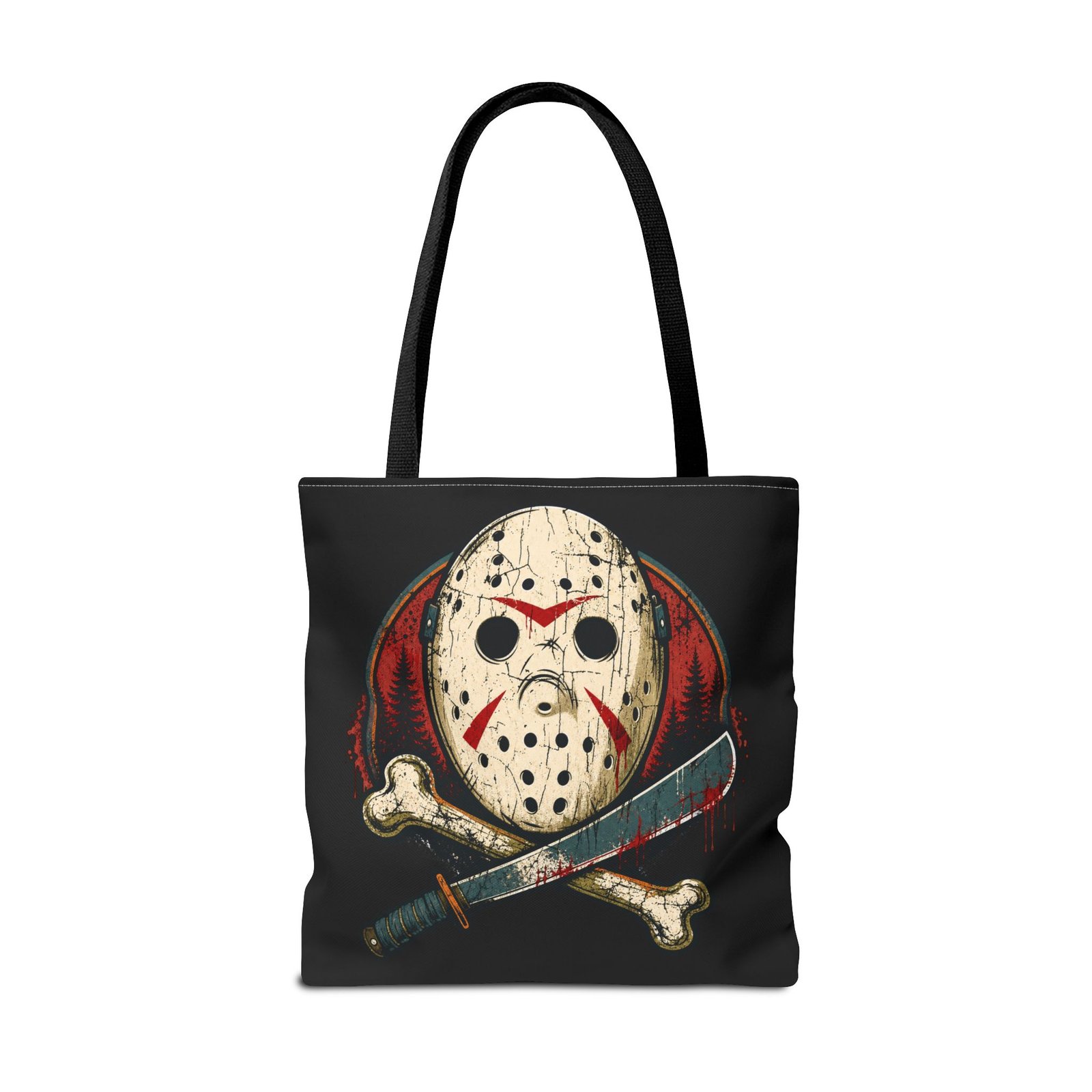 Jason Voorhees Jolly Roger - Tote Bag – Friday the 13th Horror - Image 10