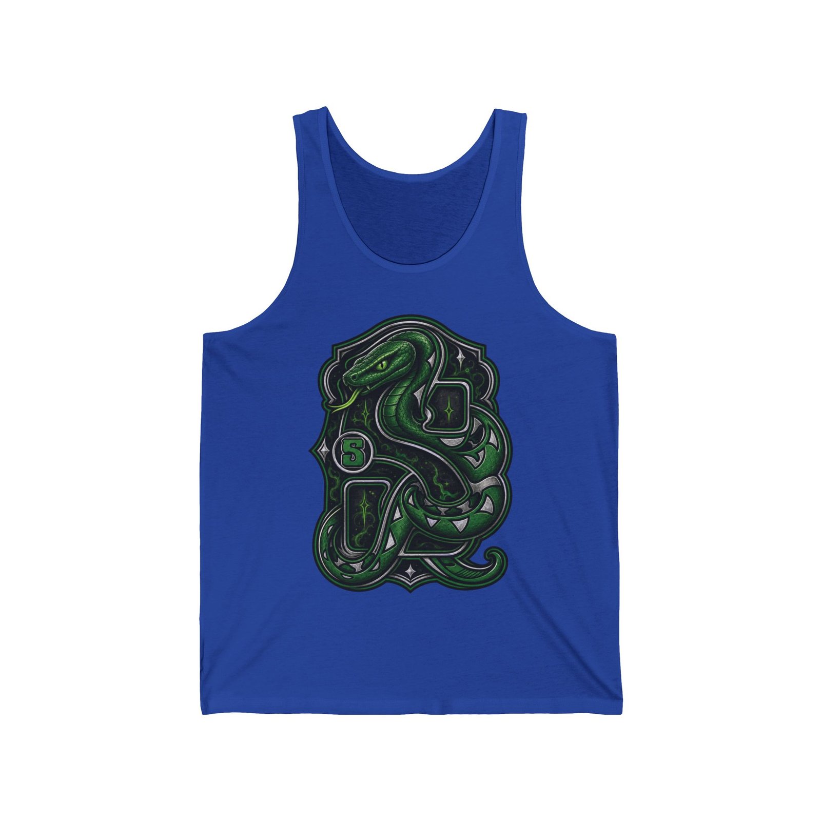 House of Snake – Unisex Jersey Tank Top – Cool Wizarding School Strategy - Image 8