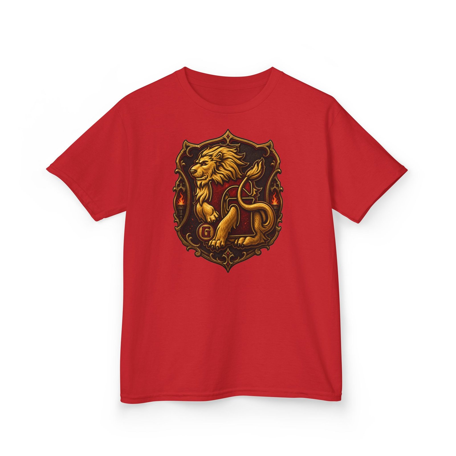 House of Lion – Kids Unisex T-Shirt – Young Wizards with Courage to Spare - Image 18