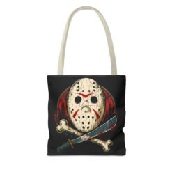 Jason Voorhees Jolly Roger - Tote Bag – Friday the 13th Horror - Image 38