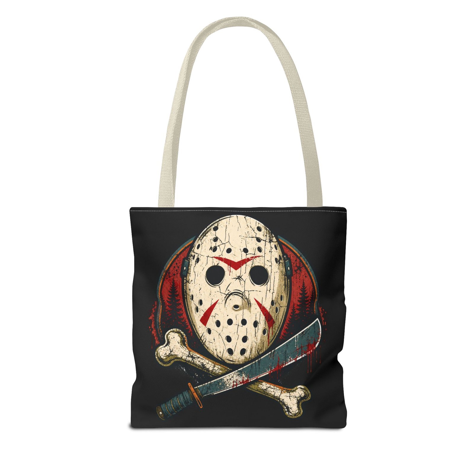 Jason Voorhees Jolly Roger - Tote Bag – Friday the 13th Horror - Image 38