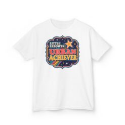 Little Lebowski Urban Achiever – Kids Unisex T-Shirt – Small Achievers, Big Attitude - Image 8