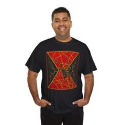 Black Widow – Unisex T-Shirt – Deadly Icon, Comic Book Style - Image 10