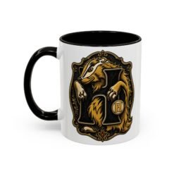 House of Badger – Accent Color Mug – Wizarding School Magic in Every Sip